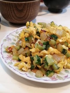 Foto resep Timun orek telor