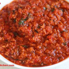 A picture of Vegetarian Bolognese Sauce.