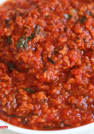 A picture of Vegetarian Bolognese Sauce.