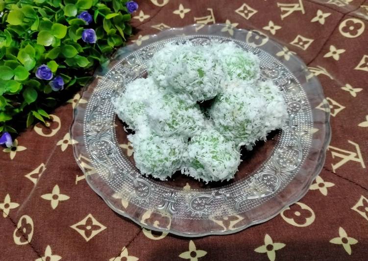 resep cara bikin Klepon/onde onde pulo