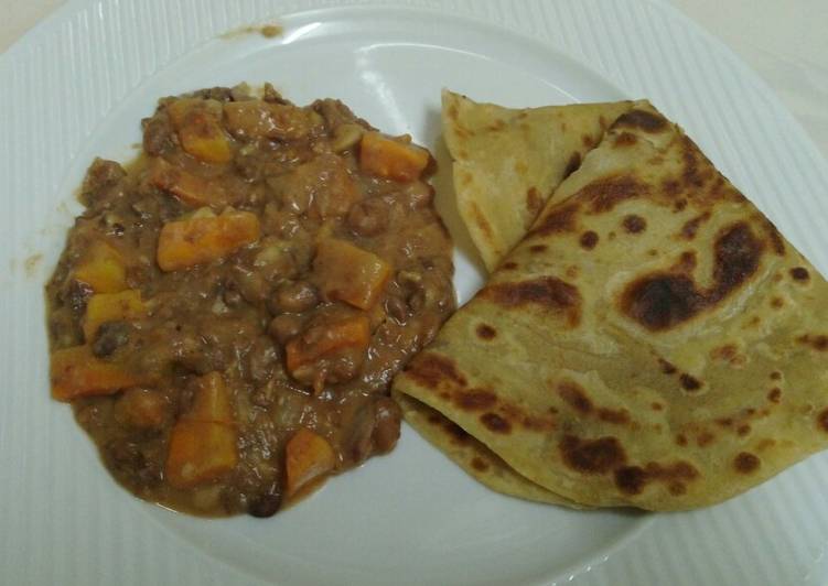 Recipe of Homemade Beans in coconut cream with chapati #coconut tamarind contest