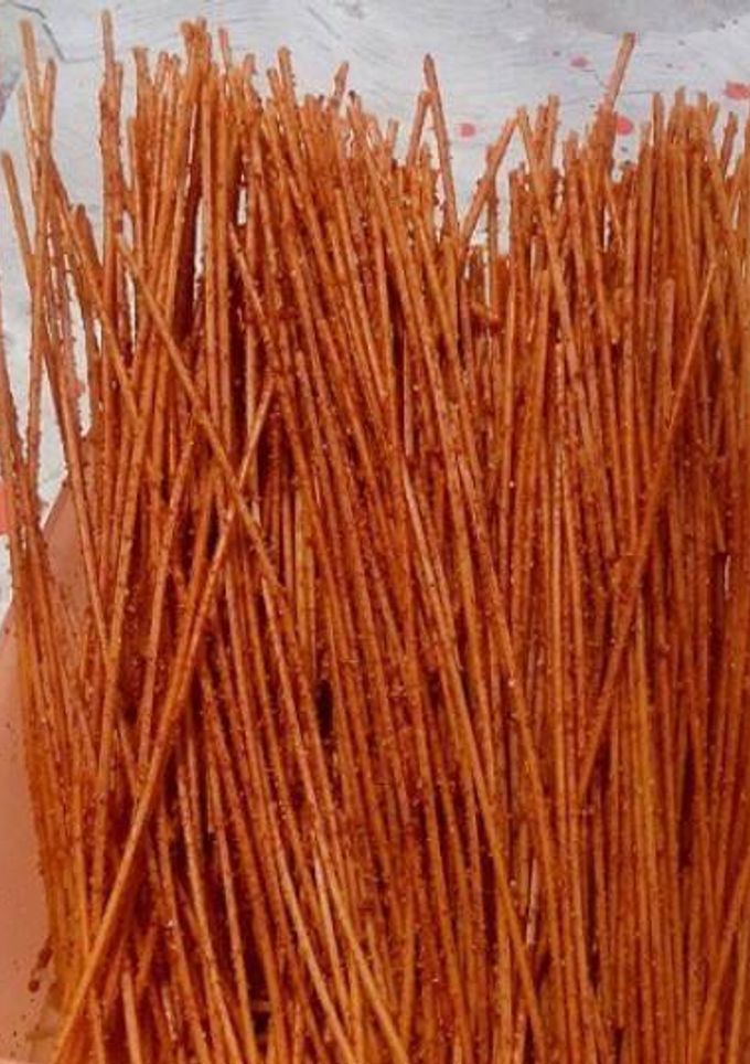 Foto resep Mie lidi  goreng pedas,jajanan anak SD
