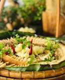 Ba chỉ ngâm nước mắm - vị quế hồi