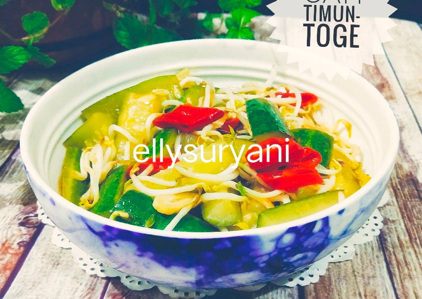 Cah Bening Timun-Toge Simple Yummy