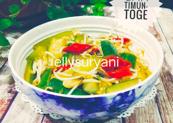 Resep Cah Bening Timun-Toge Simple Yummy, Enak