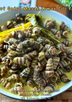 Gambar Siput Sedut Masak Lemak Cili Padi