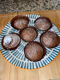 Una foto de Magdalenas a lo brownie