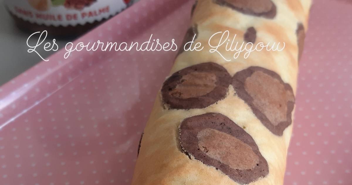Roule Leopard A La Pate A Tartiner De Lilygouv Cookpad
