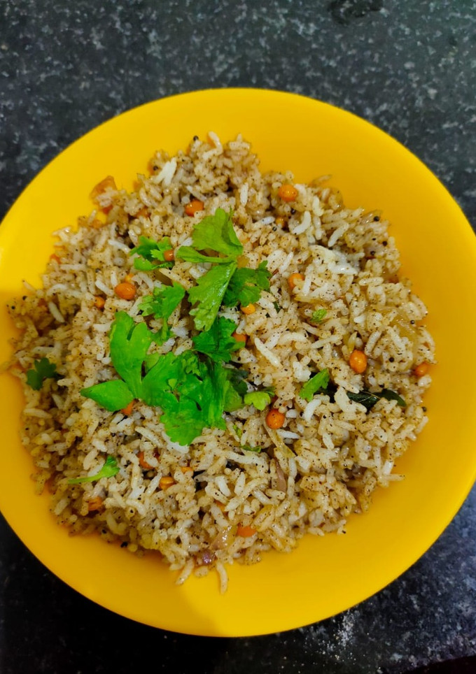 மிளகு சீரக பொடி சாதம் செய்முறை முக்கிய புகைப்படம்