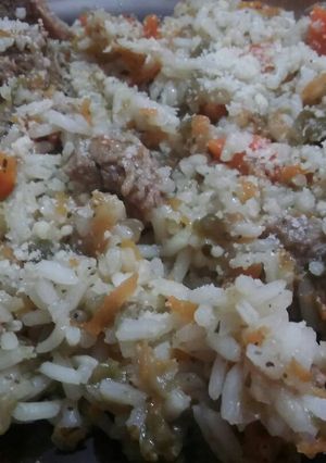 Una foto de Guiso blanco de arroz