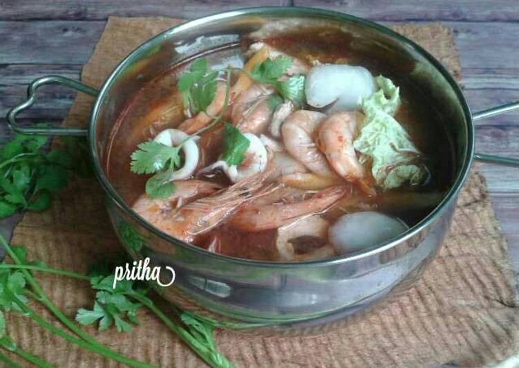 Resep Tom yam seafood yang Bisa Manjain Lidah