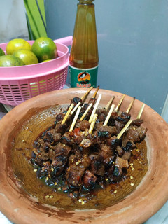 Foto resep Sate daging sapi sambel kecap