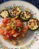Pescado guisado con aceitunas