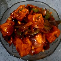 A picture of Chilli paneer.