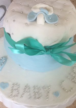 Une photo de Gâteau babyshower 👶