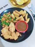 Steak ayam home made