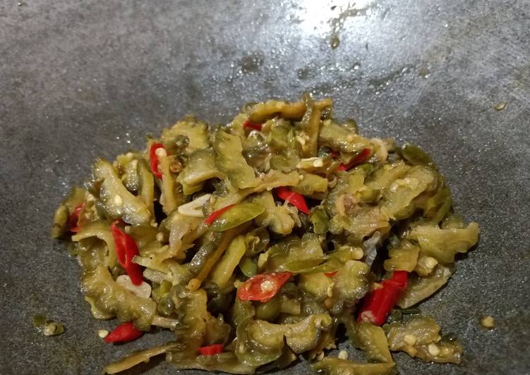 Sayur Pare sederhana