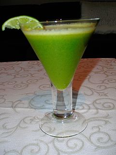 Una foto de Licuado de pencas de apio