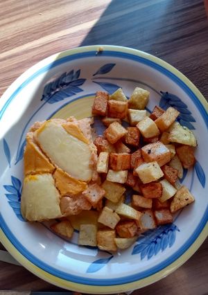 Una foto de Budín de coliflor