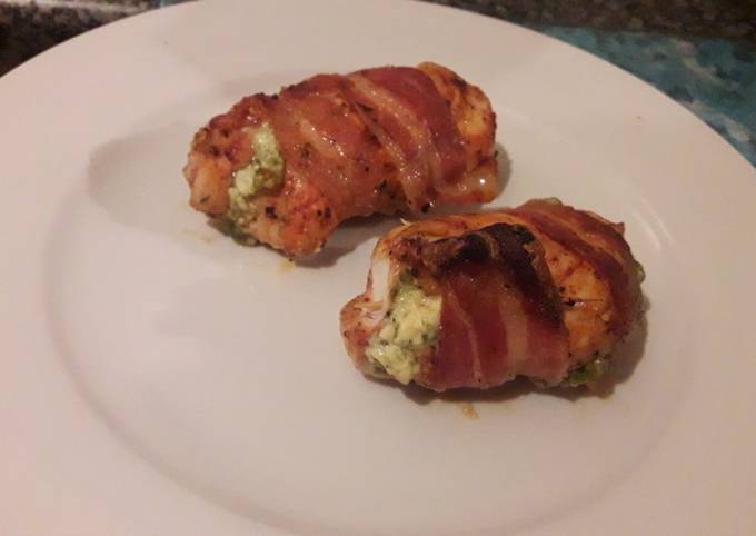 Easiest Way to Prepare Quick Stuffed Chicken breast wrapped in Bacon - New Recipes