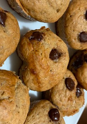Una foto de Muffins de plátano
