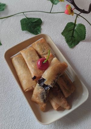 Foto resep Lumpia Pisang Meleleh
