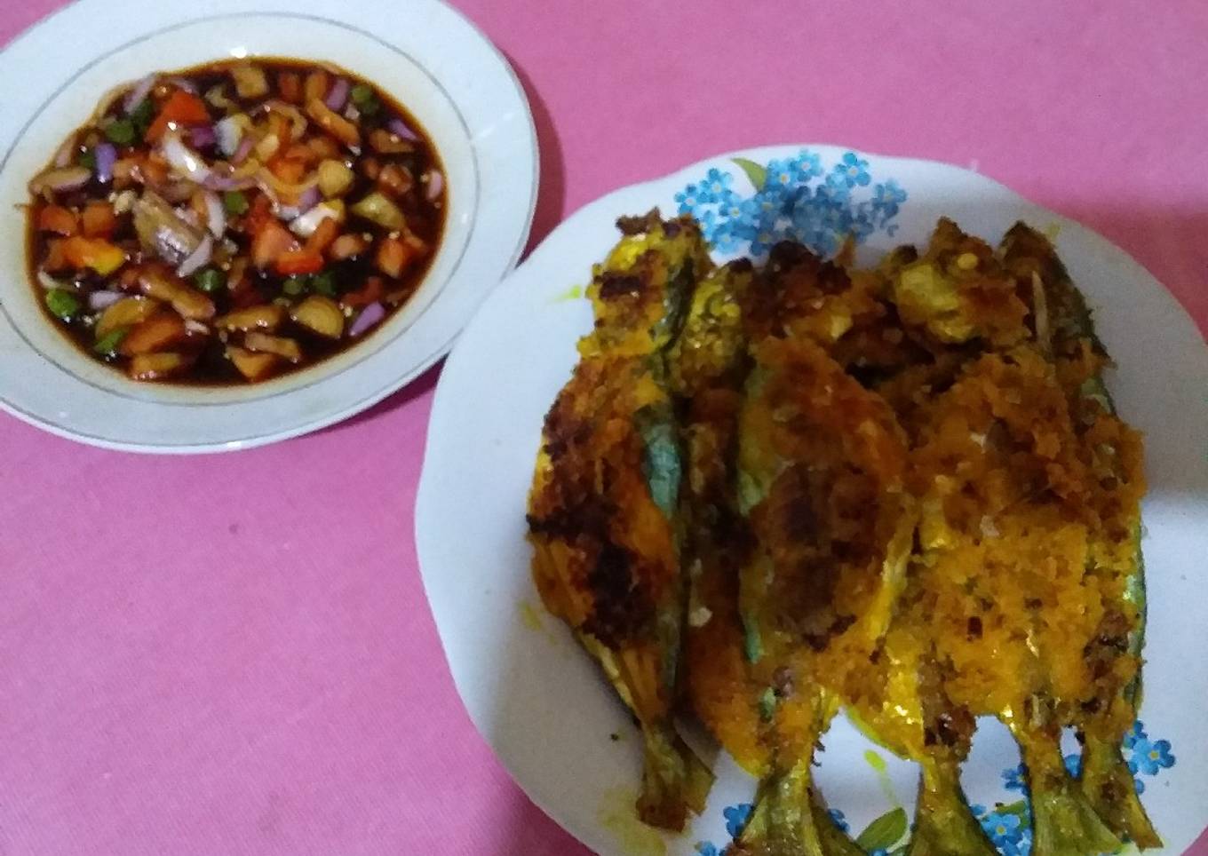 Ikan bakar kelapa rica rica