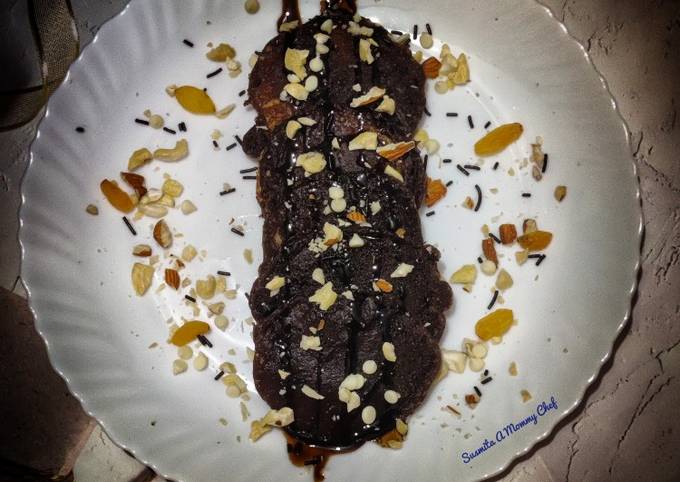 Chocolate Apple Discs and pancake Recipe