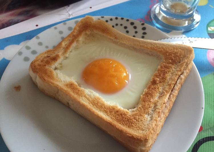 Recipe of Favorite Egg on toast with a twist