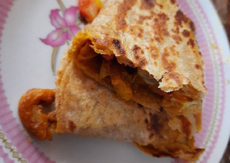 Steps to Prepare Favorite Chilli Chaap wraps