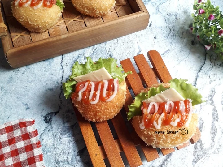 Cara Mudah Menyiapkan Resep Donat sosis yang Sempurna Anti Ribet, Mantap