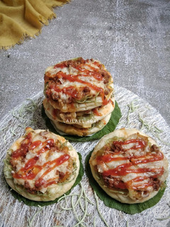 Foto resep Pizza Mini Mie Saus Bolognaise