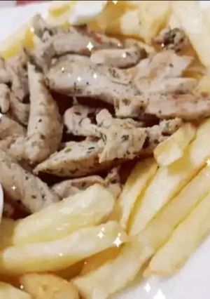 صورة لوصفة اسكالوب متبل بالزعتر