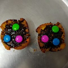 A picture of Semolina/Suji /Rava Muffins.
