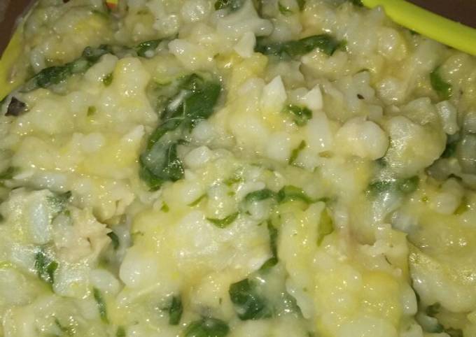 Cara Gampang Membuat Bubur Manado 4 bintang 11 bulan Anti Gagal