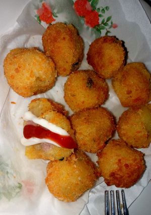 Foto resep Kroket kentang 🥔 isi sosis dan abon