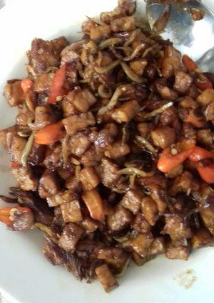 Foto resep Tempe orek kecap campur teri