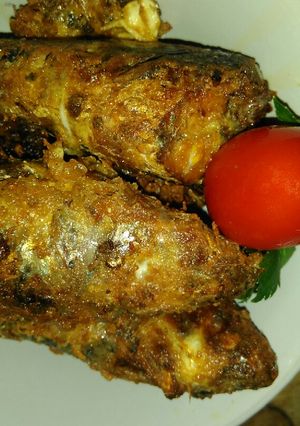 Foto resep Ikan cakalan balur telur pedas