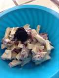 Ensalada dulce manzana navideña