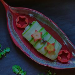 A picture of Cucumber Curd Rice.