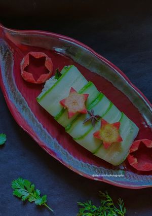 A picture of Cucumber Curd Rice.