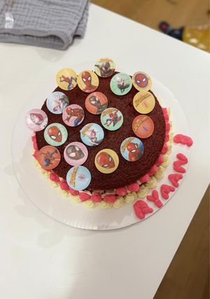 A picture of Sumi’s Signature Red Velvet Cake (Crowd-Pleaser Edition).