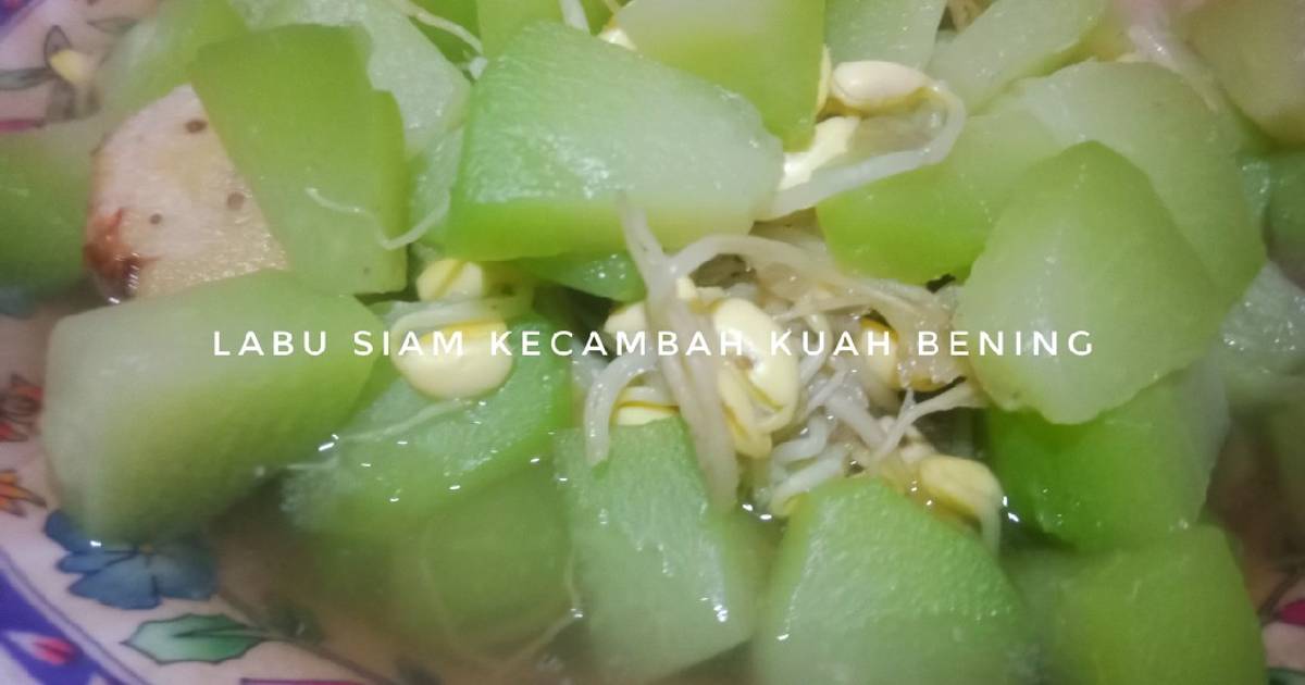 907 Resep Sayuran Bening Labu Siam Enak Dan Mudah Cookpad