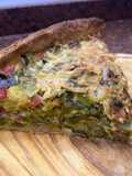 Tarta de puerros (o ajoporro)