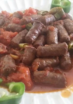 A picture of Meat sausage.