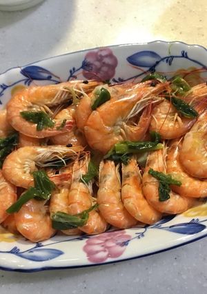 電鍋-清蒸酒蝦🦐 的食譜成品照片