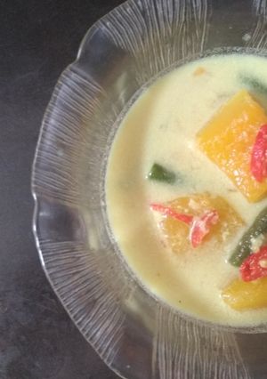 Foto resep Sayur Labu Kuning kuah Santan