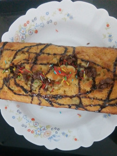 عکسی از دستور کیک اسفنجی هل و گلاب و دارچین 😋