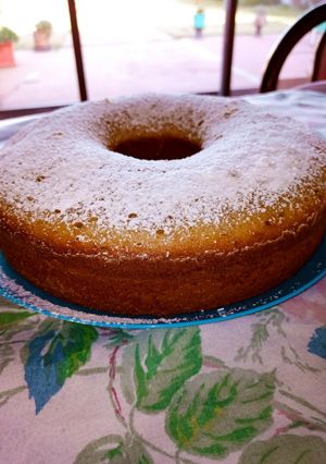 Una foto de Torta de yogur con Peras