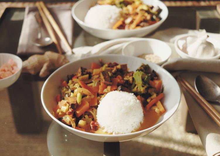 Leckeres Thai-Curry ohne Currypaste!